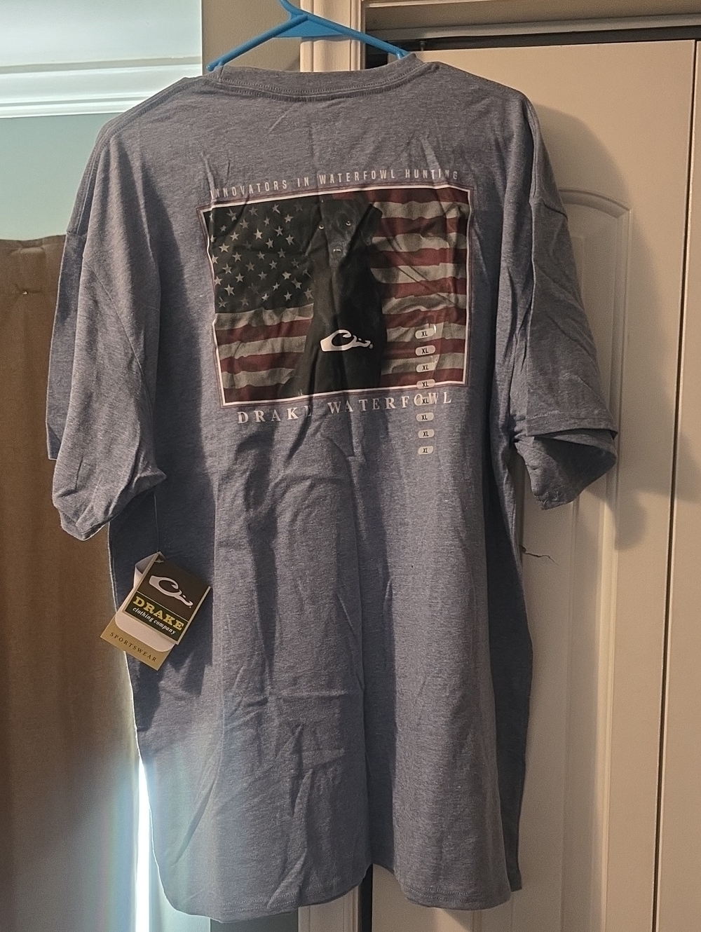 Drake Waterfowl Men’s Short Sleeve Graphic Tee - Heather Blue